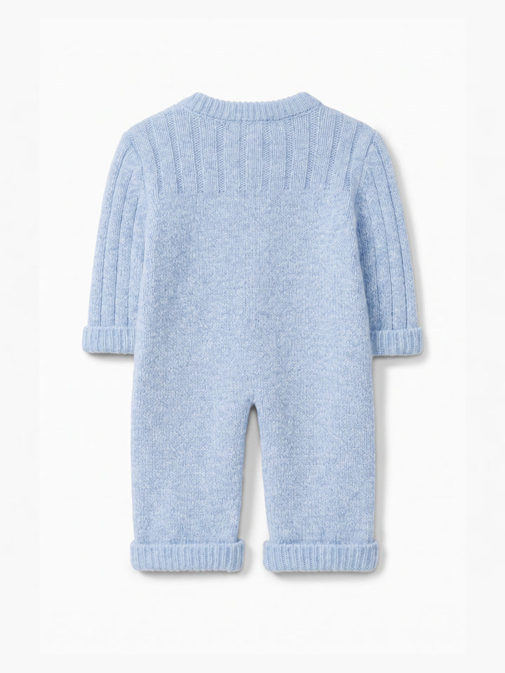 Tutina in lana merino celeste 07346D 43 WEDOBLE 