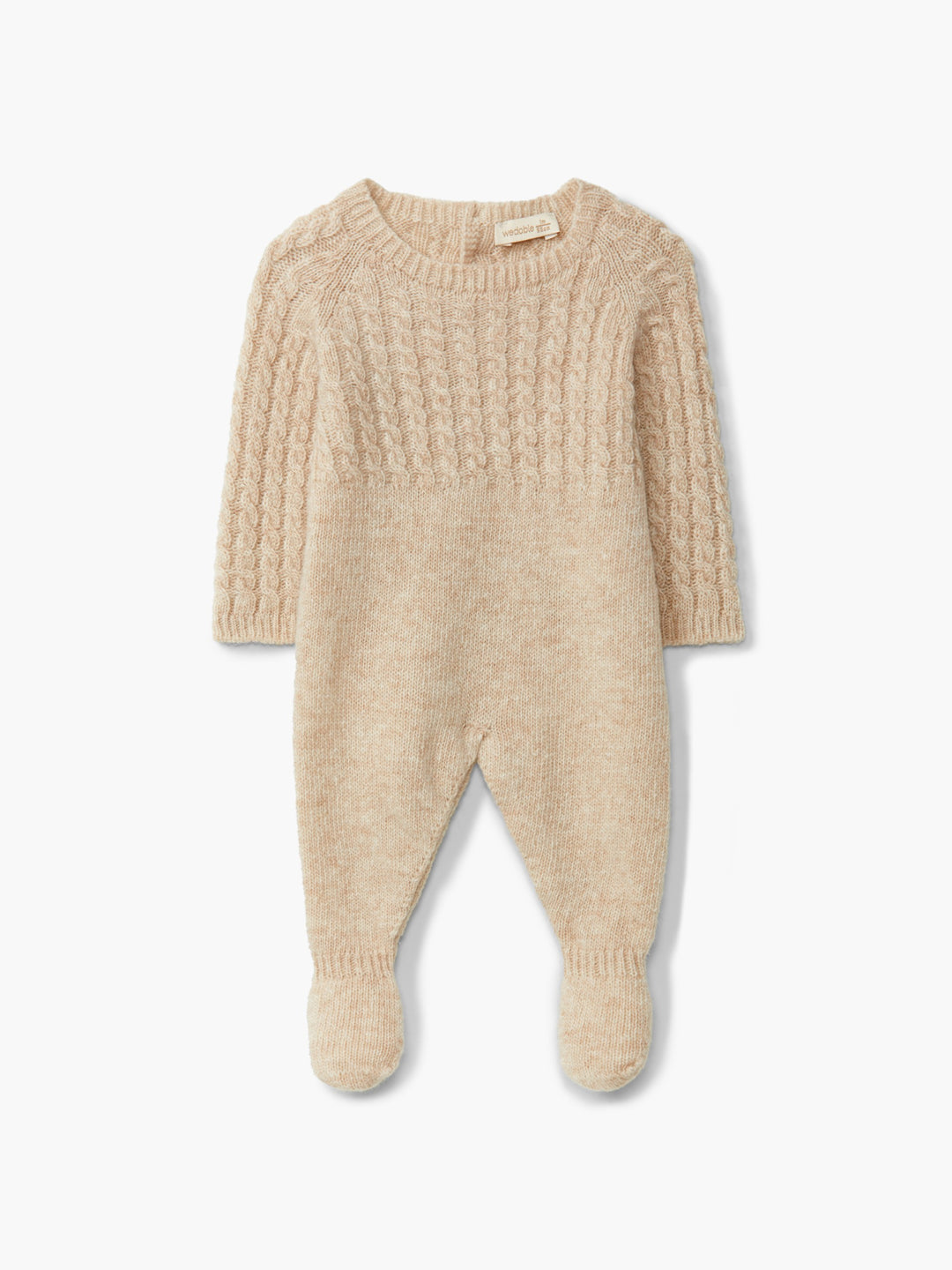 Tutina a trecce in lana merino 08346C 04 WEDOBLE 