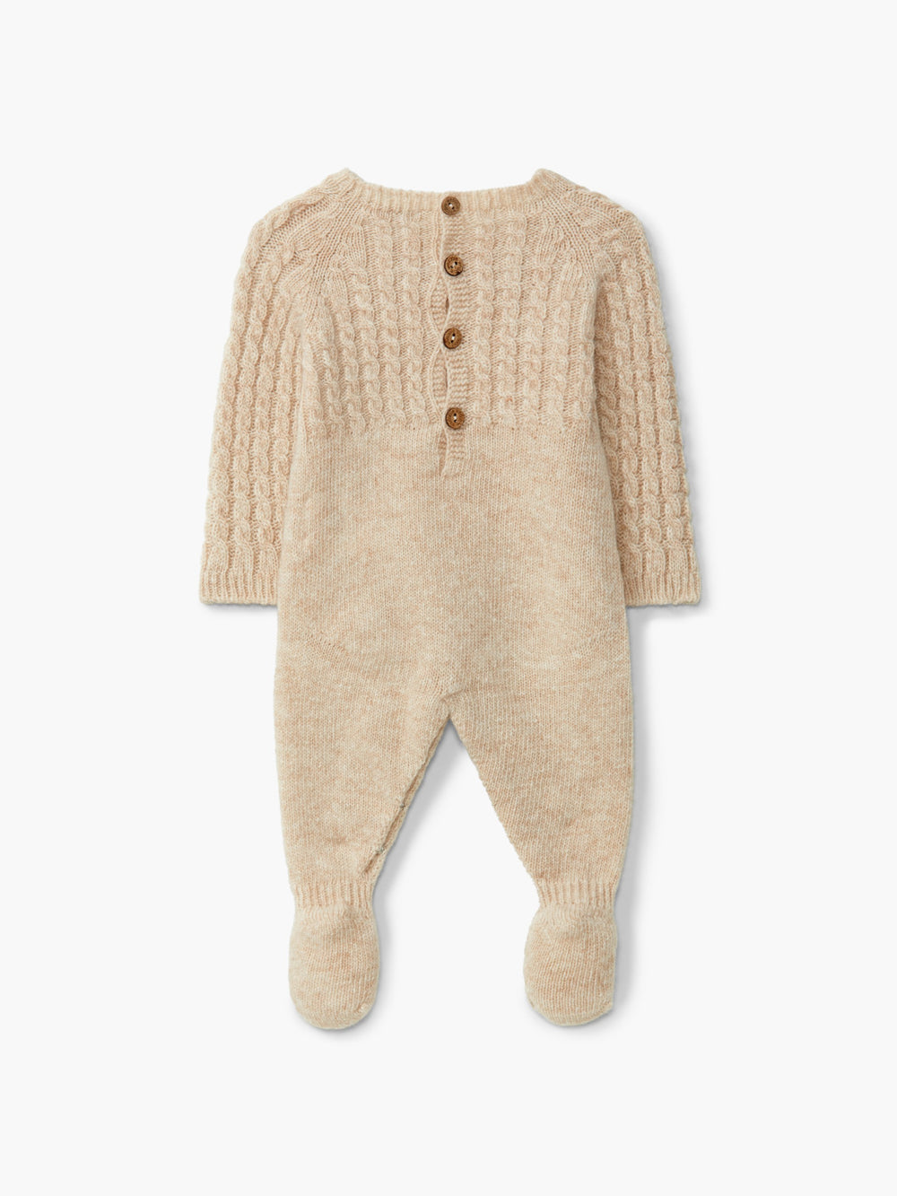 Tutina a trecce in lana merino 08346C 04 WEDOBLE 