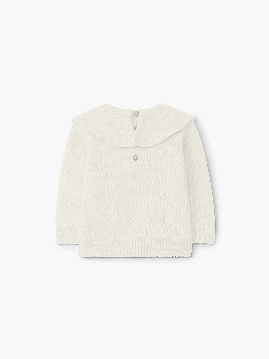 Maglione in lana merino panna 09301A 03 WEDOBLE 