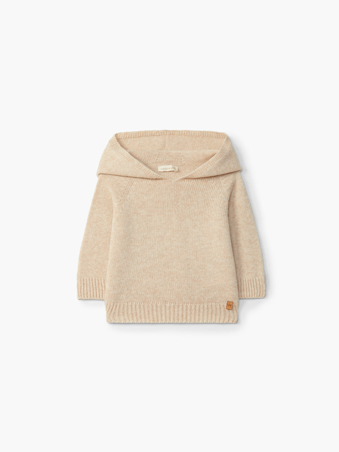 Maglione con cappuccio in lana merino 09301B 04 WEDOBLE 