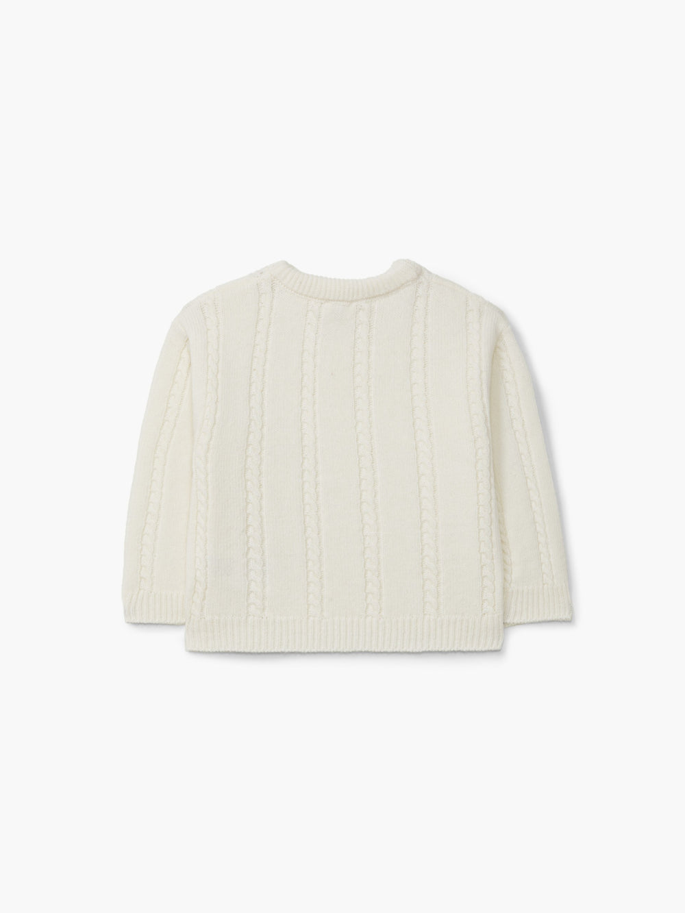 Maglione in lana merino panna 09301D 03 WEDOBLE 