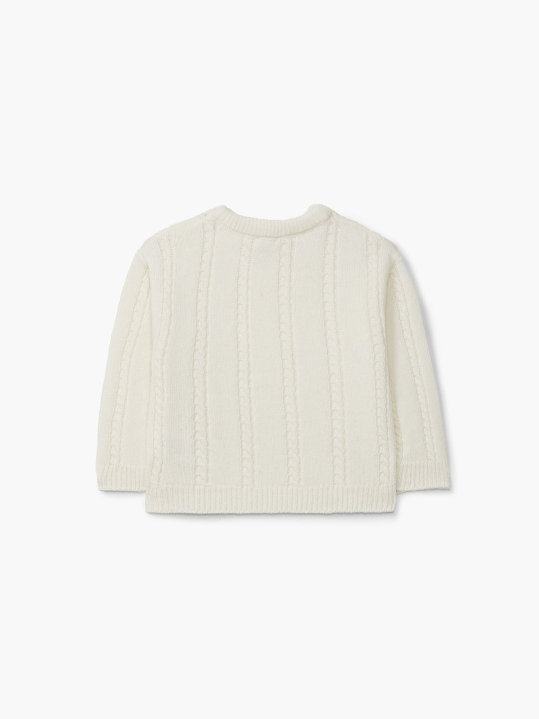 Maglione in lana merino panna 09301D 03 WEDOBLE 