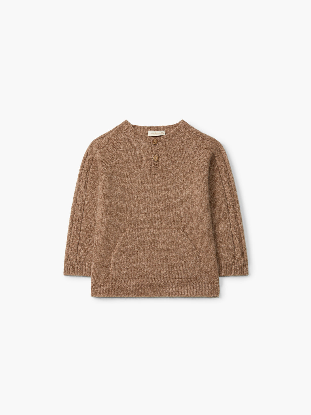 Maglione in lana merino con tasca a marsupio 10301C 59 WEDOBLE 