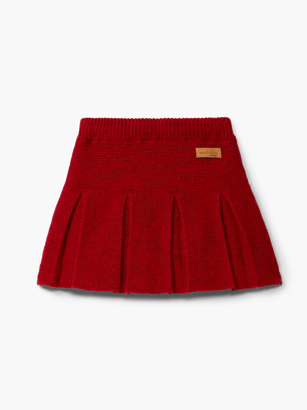 Gonna a pieghe in lana merino 11326A 68 WEDOBLE 