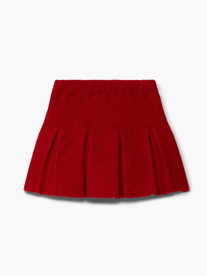 Gonna a pieghe in lana merino 11326A 68 WEDOBLE 
