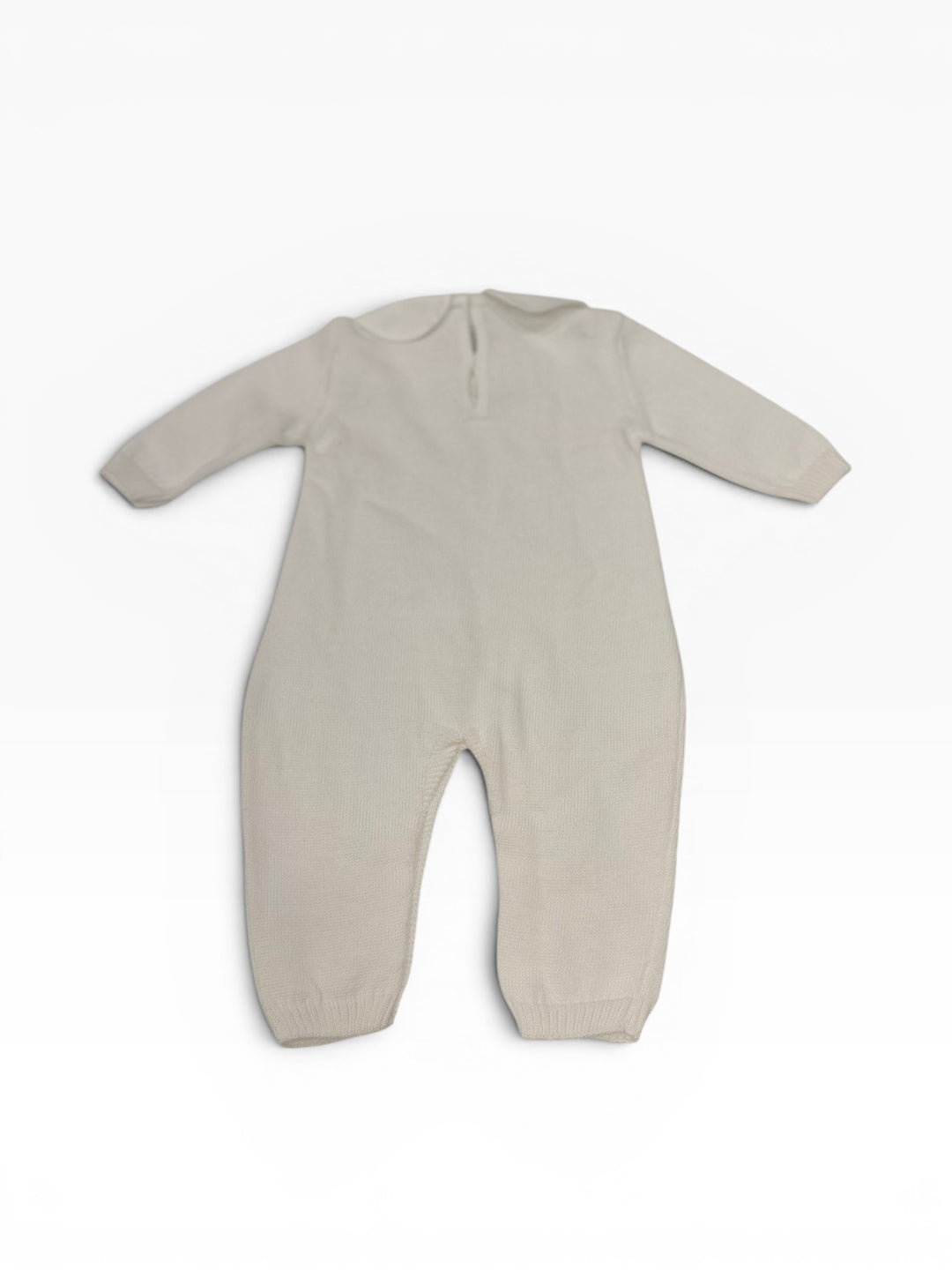 Tutina a treccina in filo bianco 354 BI BABY Lord 