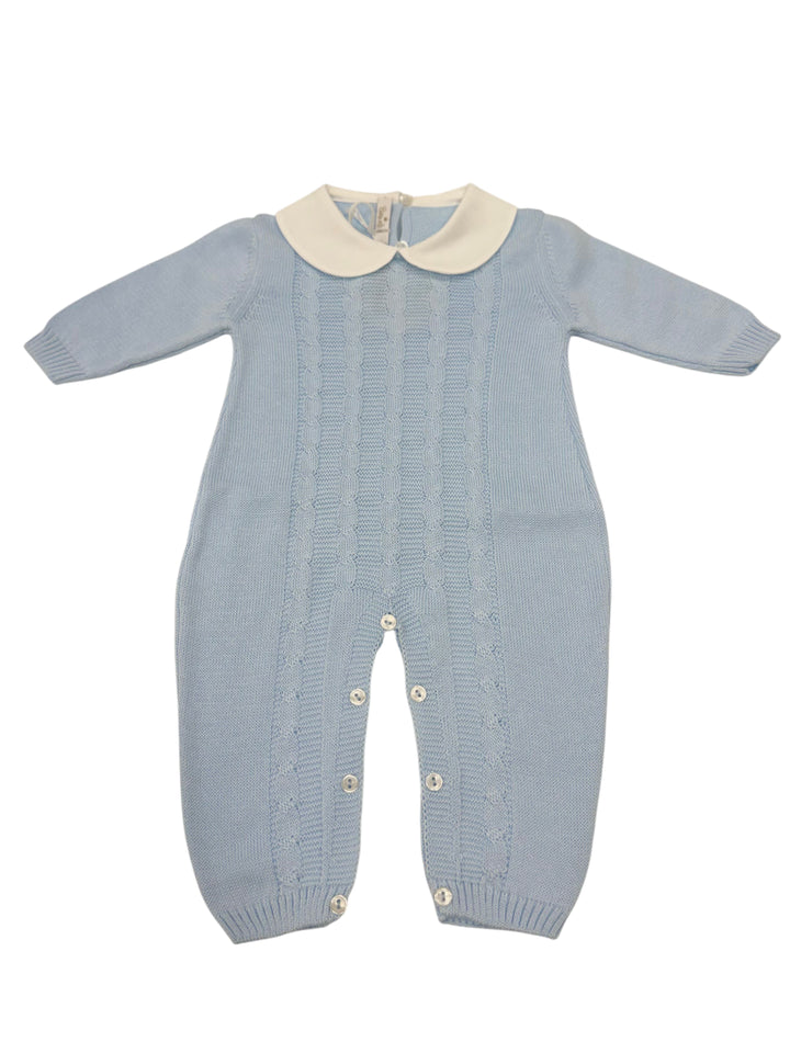 Tutina in filo a trecce celeste 354 CE BABY Lord 