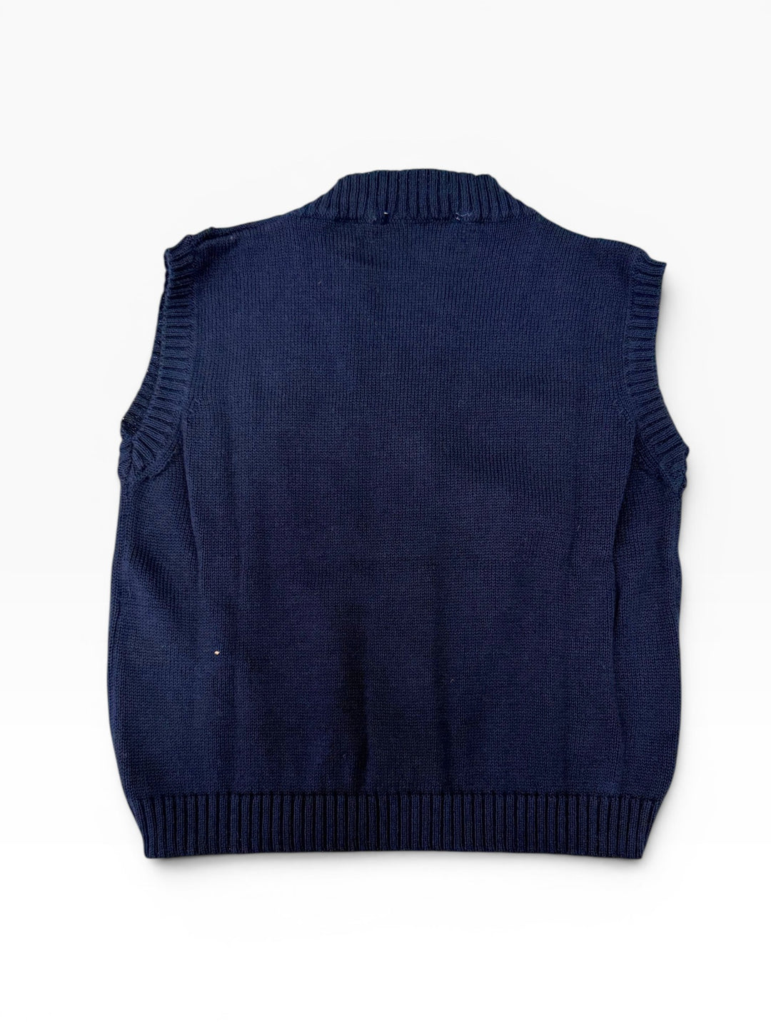 Gilet in filo con trecce neonato 03602/1 BL LA NUIT 