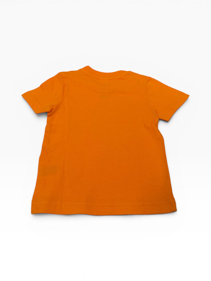 T-shirt in puro cotone arancio neonato 6564 BABY AR LA NUIT 