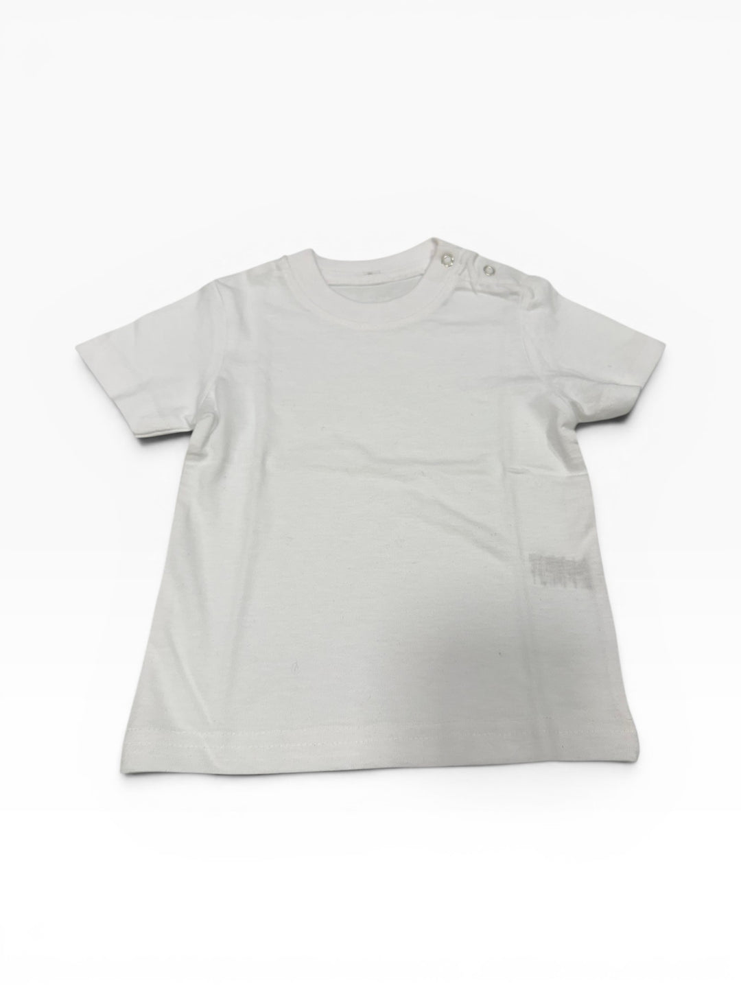 T-shirt in puro cotone bianco neonato 6564 BABY BI LA NUIT 