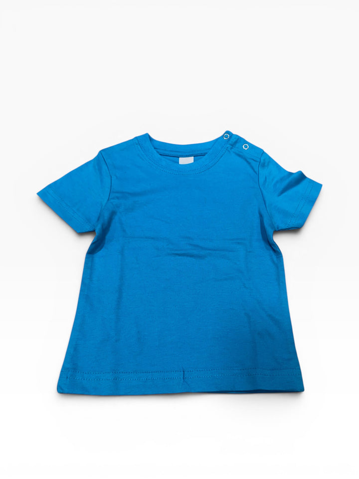 T-shirt in puro cotone turchese neonato 6564 BABY TU LA NUIT 