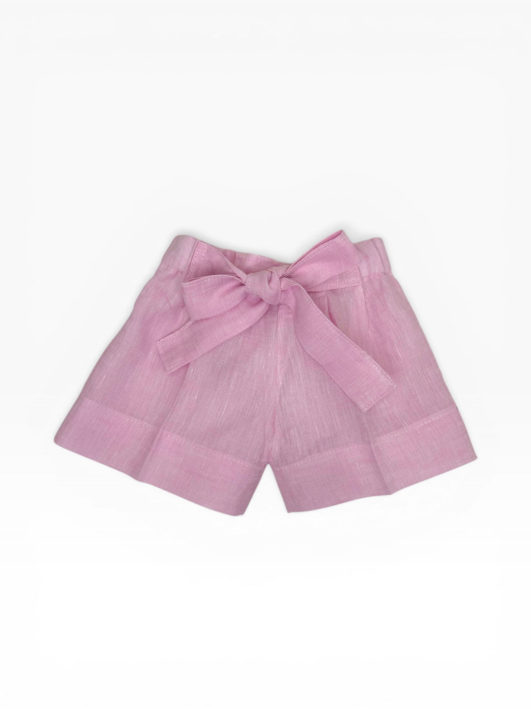 Pantaloncini in lino con fiocco GAIA 84 Mantì 