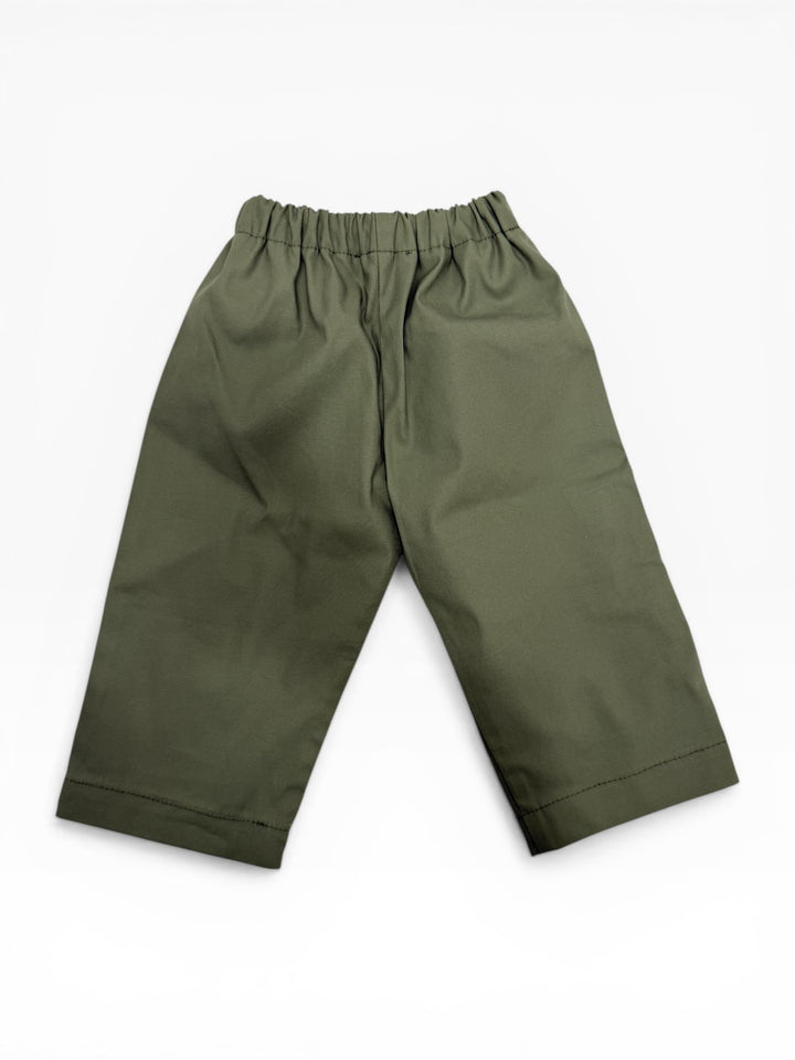 Pantalaccio in cotone verde MATTIA 129 Mantì 