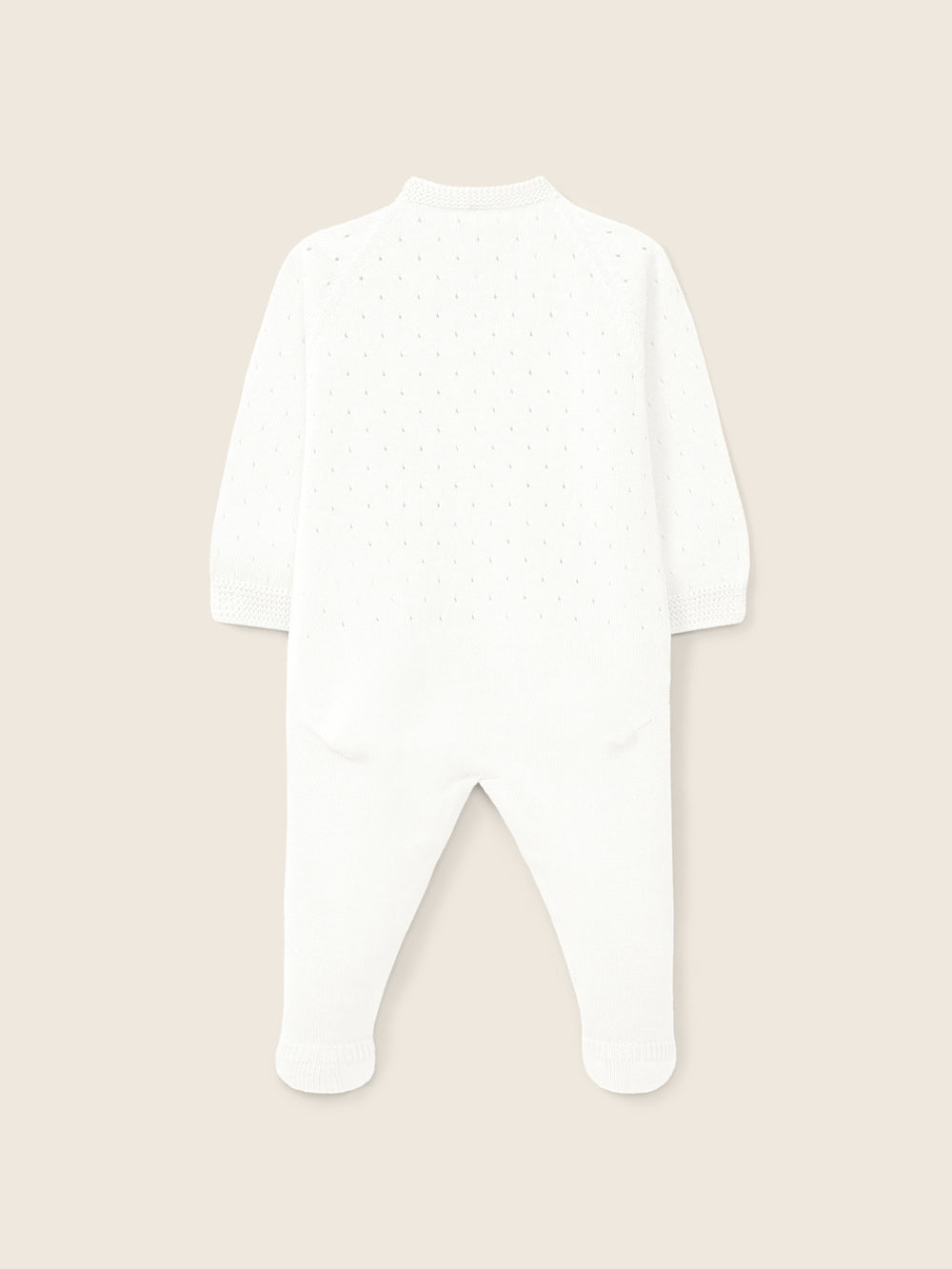 Tutina in filo traforata a maniche lunghe 01346A 03 WEDOBLE 