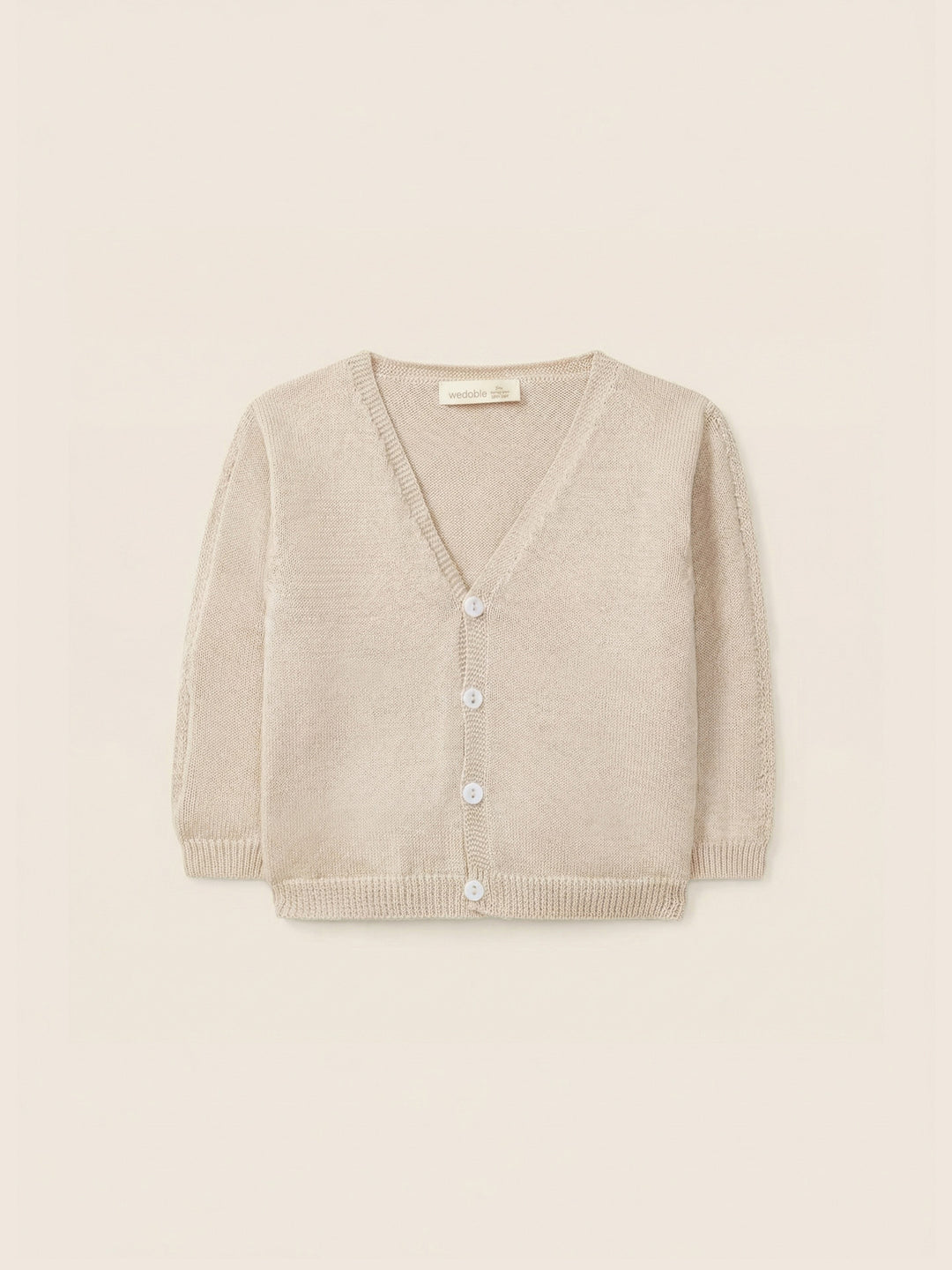 Cardigan scollo a V in filo 03308C 04 WEDOBLE 