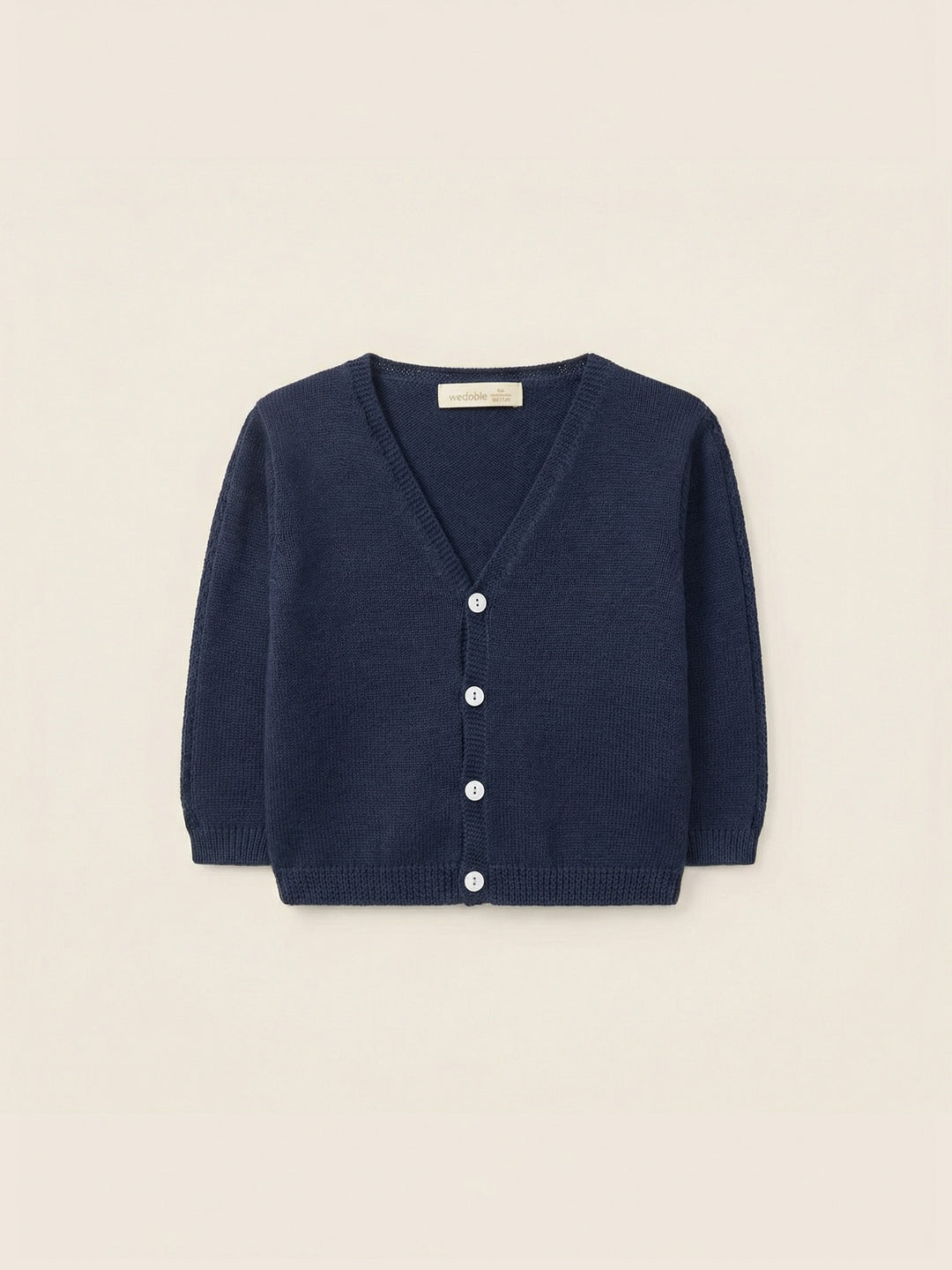 Cardigan scollo a V in filo 03308C 13 WEDOBLE 
