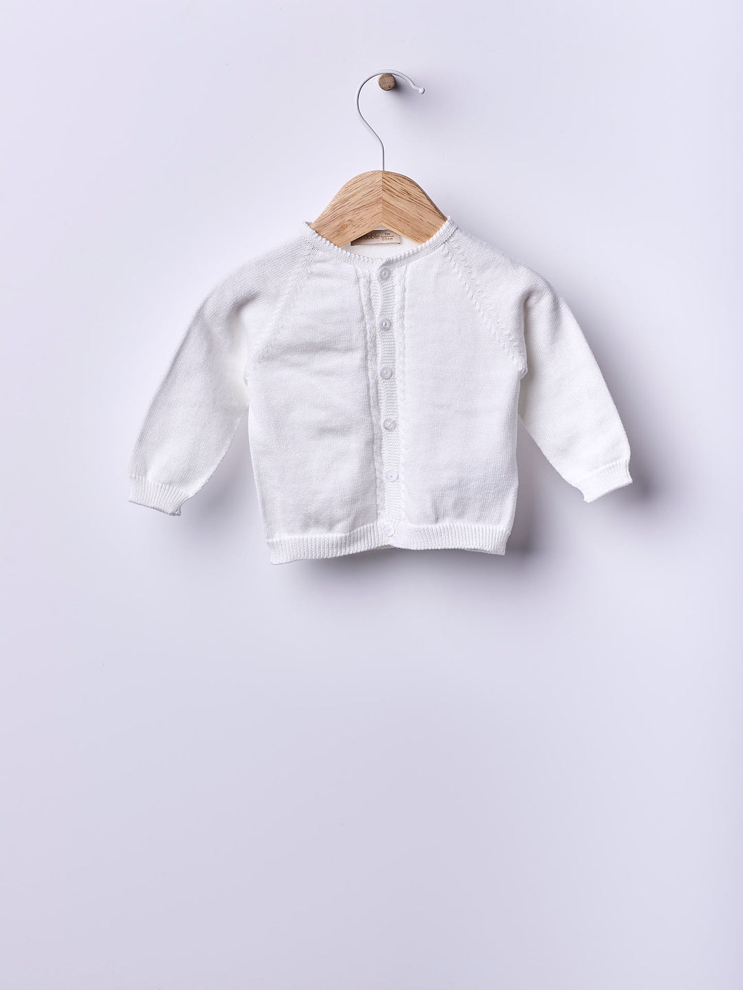 Cardigan scollo tondo in filo 04308B 03 WEDOBLE 