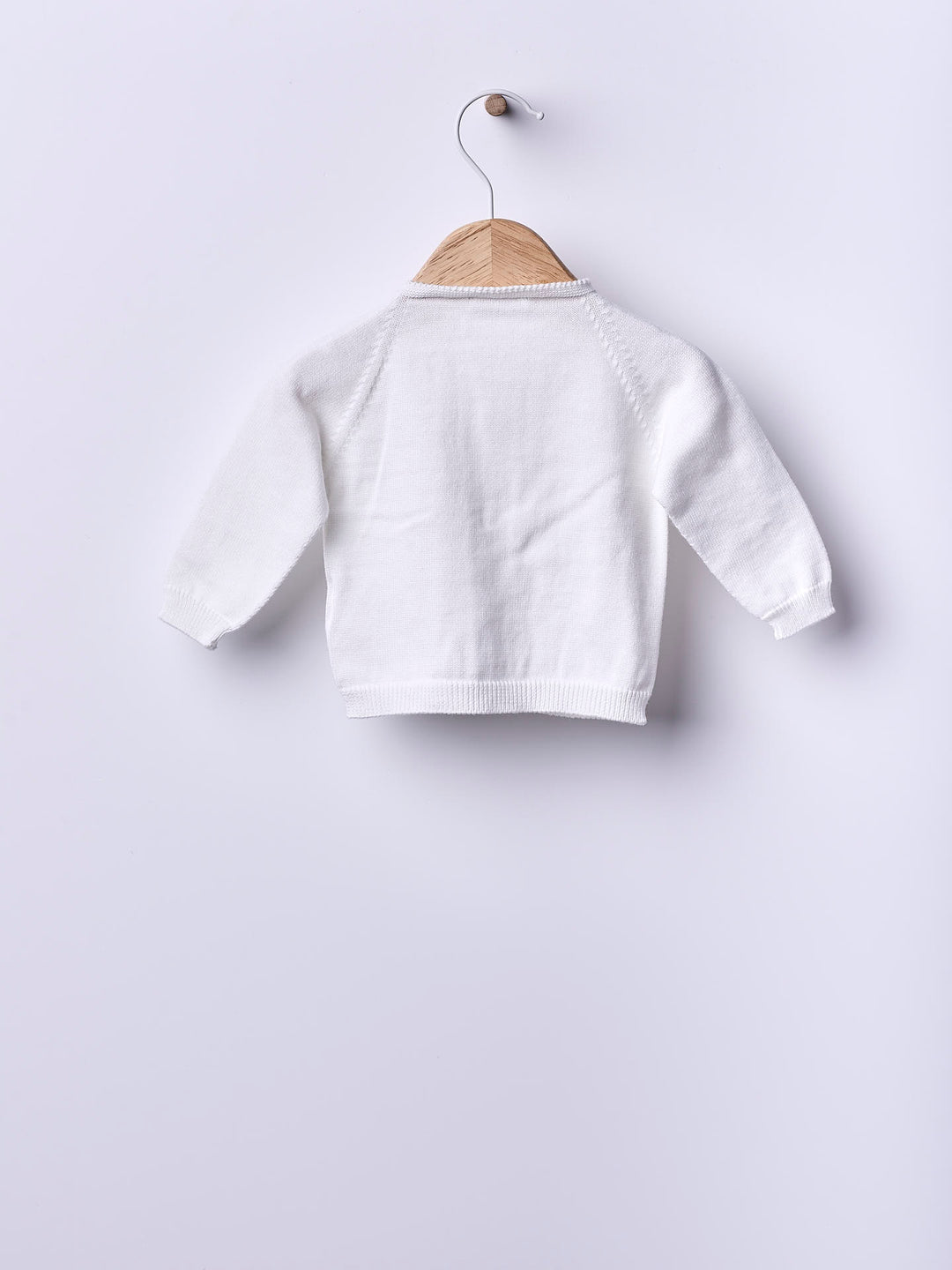 Cardigan scollo tondo in filo 04308B 03 WEDOBLE 