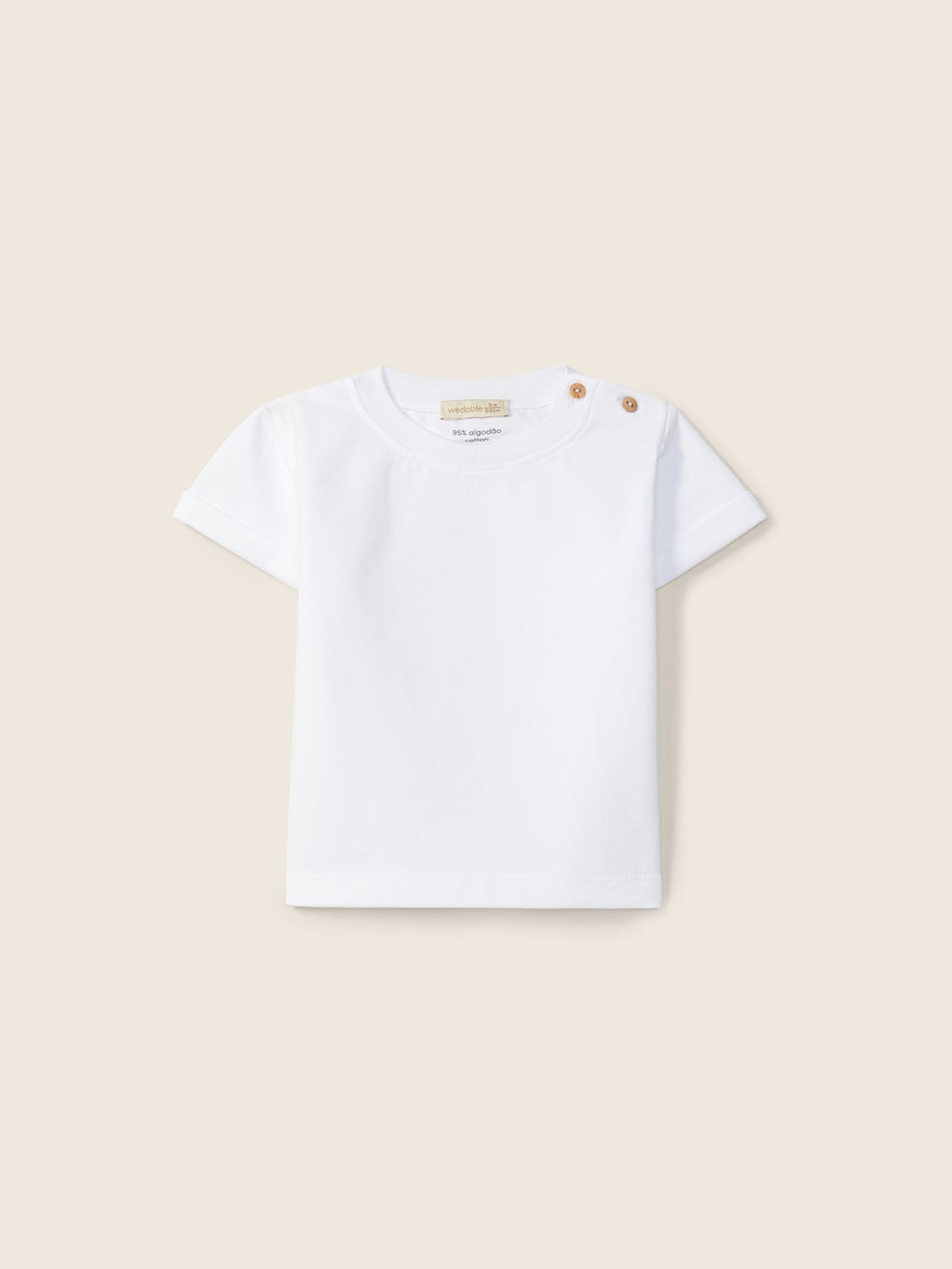T-shirt a maniche corte in cotone 07402B 90 WEDOBLE 