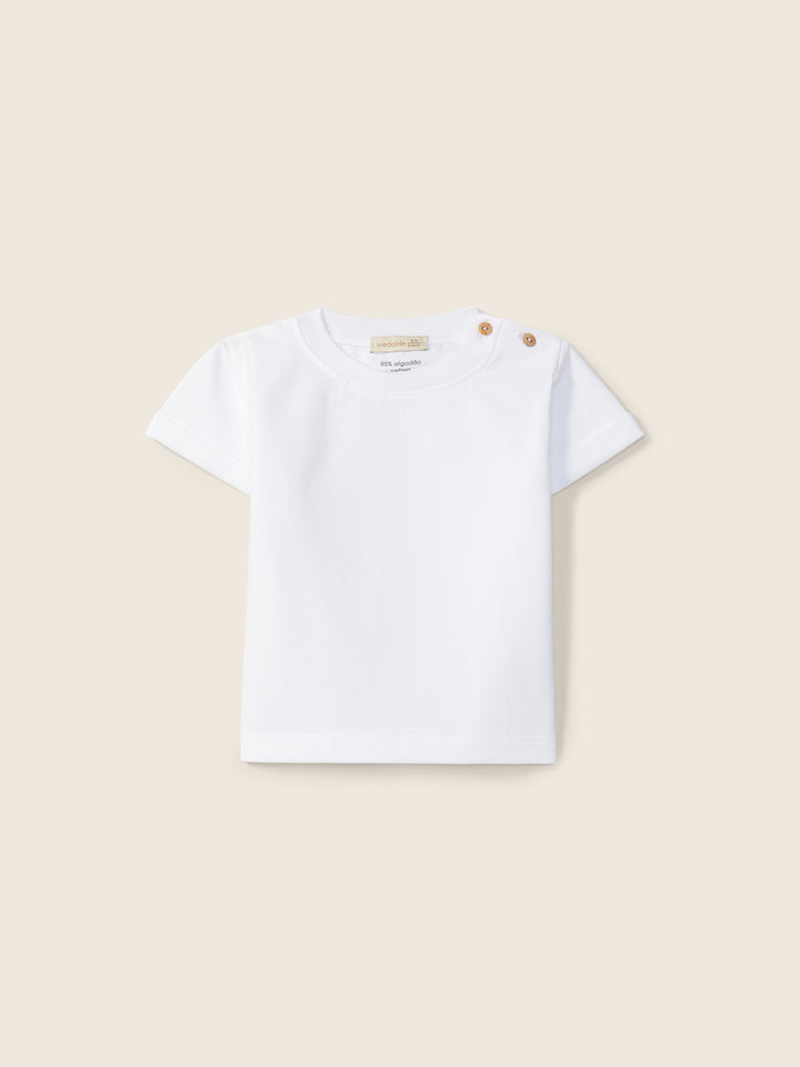T-shirt a maniche corte in cotone 07402B 90 WEDOBLE 