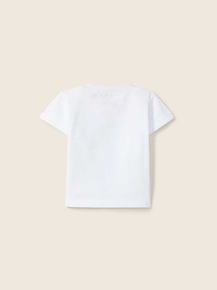 T-shirt a maniche corte in cotone 07402B 90 WEDOBLE 