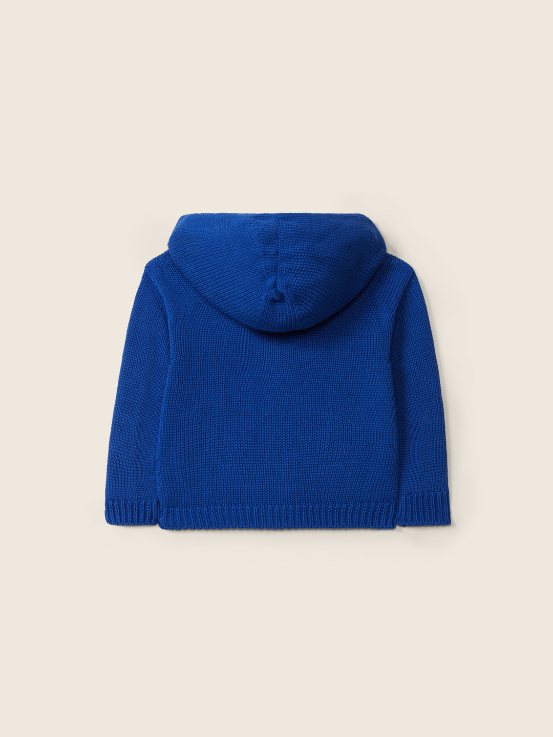 Cardigan con cappuccio e zip in filo 12308B 62 WEDOBLE 