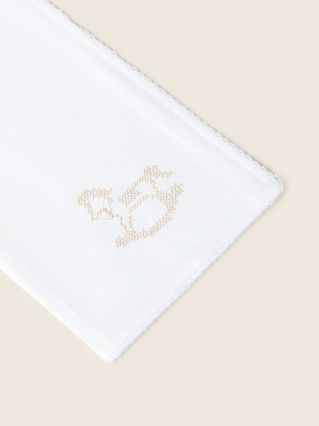 Quadrato in cotone con cavallo a dondolo 18968D 04 WEDOBLE 