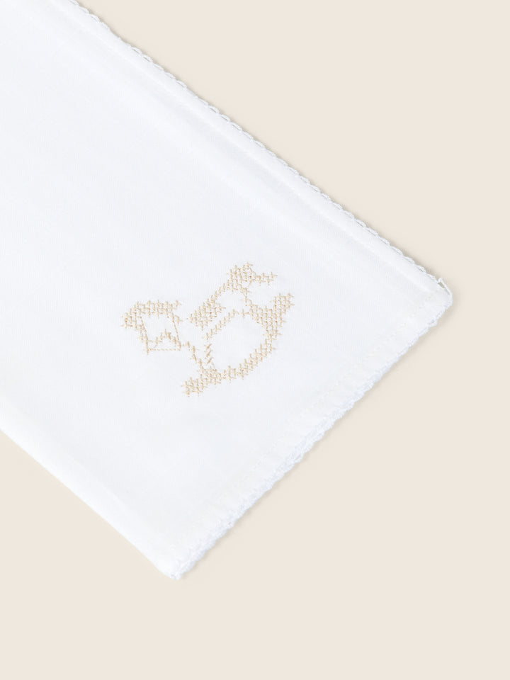Quadrato in cotone con cavallo a dondolo 18968D 04 WEDOBLE 