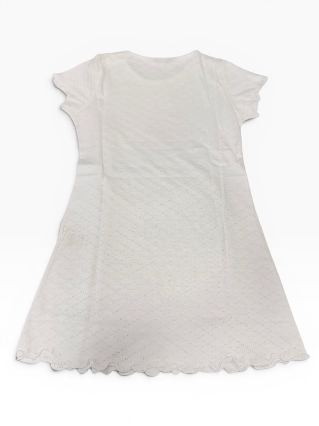 Camicia da notte estiva in cotone traforato BSE 9133J00 01# SOTTOCOPERTA 