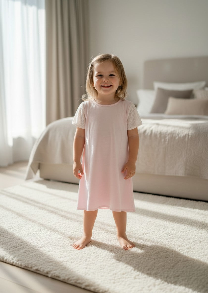 Camicia da notte estiva rosa BSE 9133J00 20# SOTTOCOPERTA 