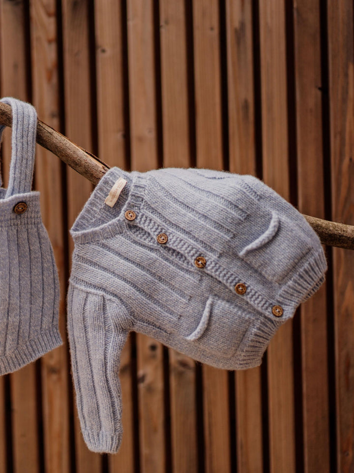 Cardigan a coste in lana 04308A 43 WEDOBLE 
