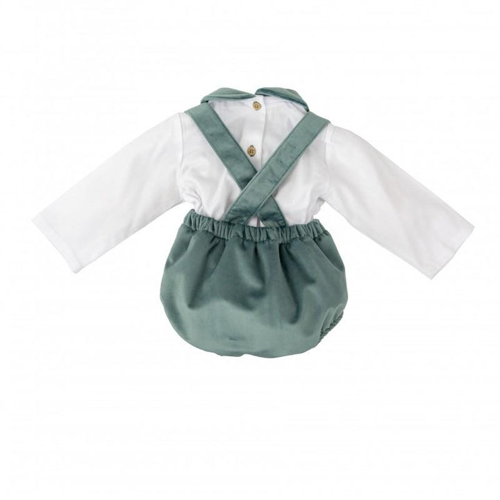 Completo con salopette e camicia 40658 VE BABIDU 