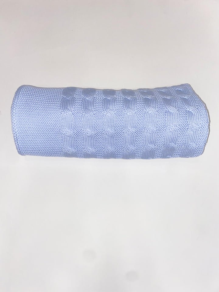 Copertina in pura lana con trecce 123 CE BABY Lord 