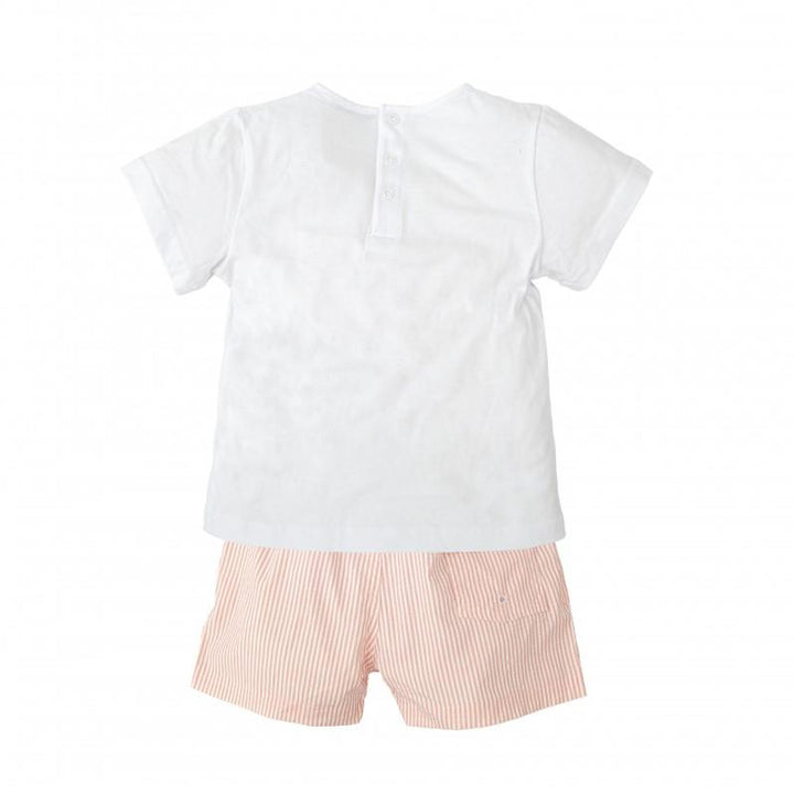 Completino mare a righe arancioni 46781 AR BABIDU 