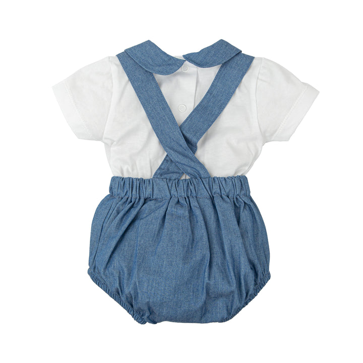 Salopette effetto denim 41415 JE BABIDU 