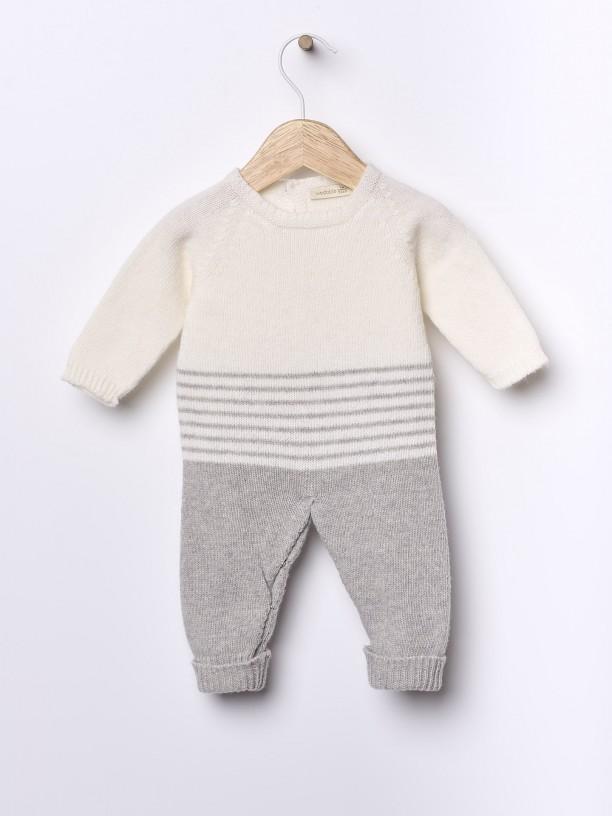 Tutina a fantasia in lana merino 09346A 17 WEDOBLE 