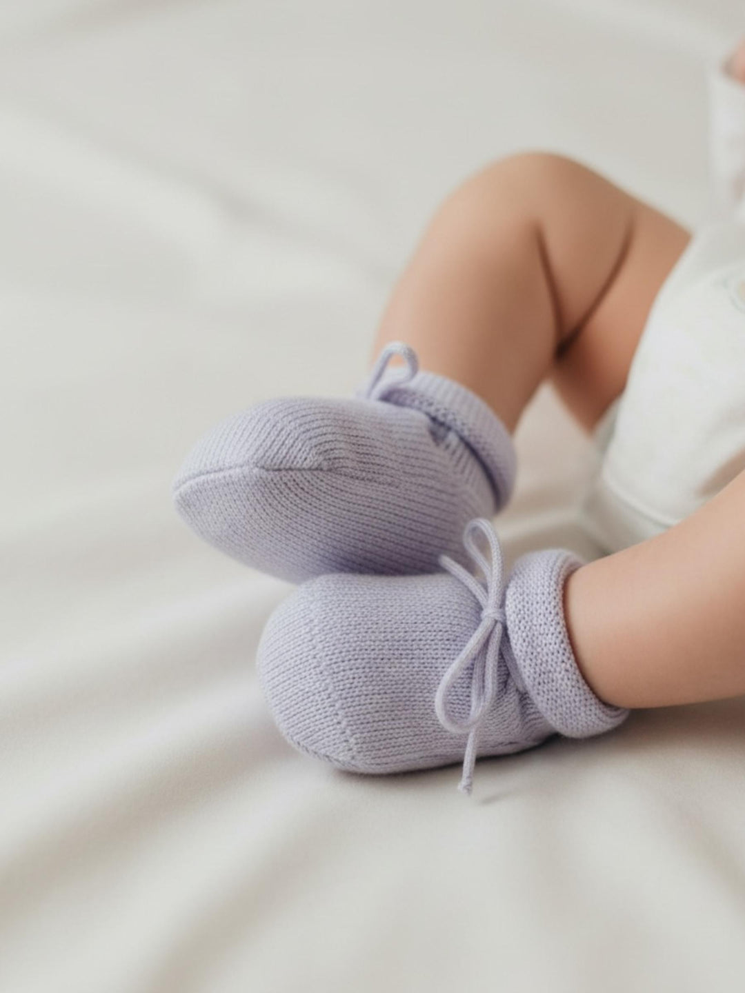 Scarpine in lana con nastrino 4911 A8 STORY calze 