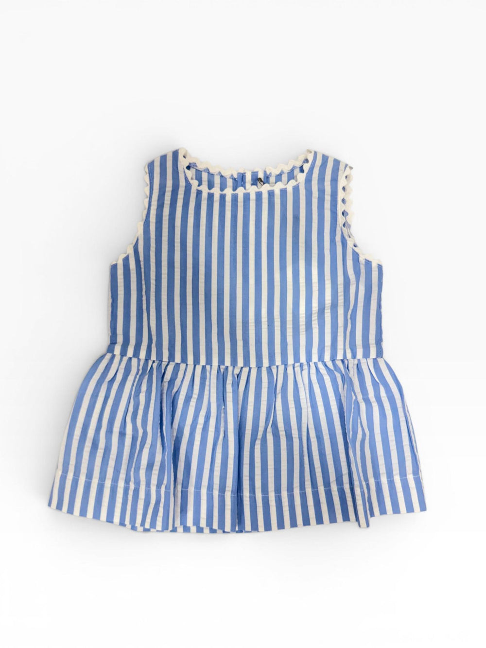 Blusa a righe azzurre in cotone CONSUELO BCE ORSO BRUNO 
