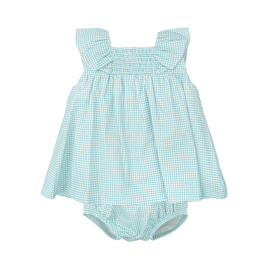Completo due pezzi in vichy 93424F BV BABIDU 