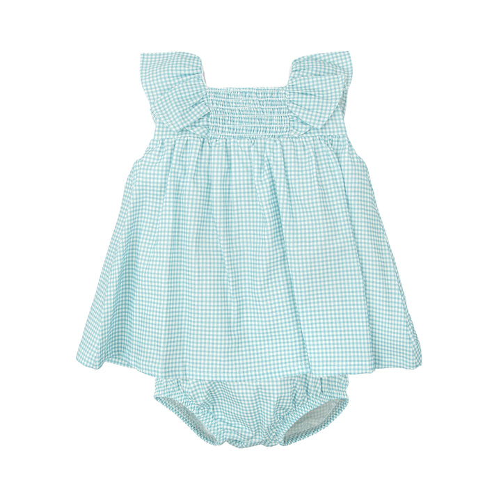 Completo due pezzi in vichy 93424F BV BABIDU 