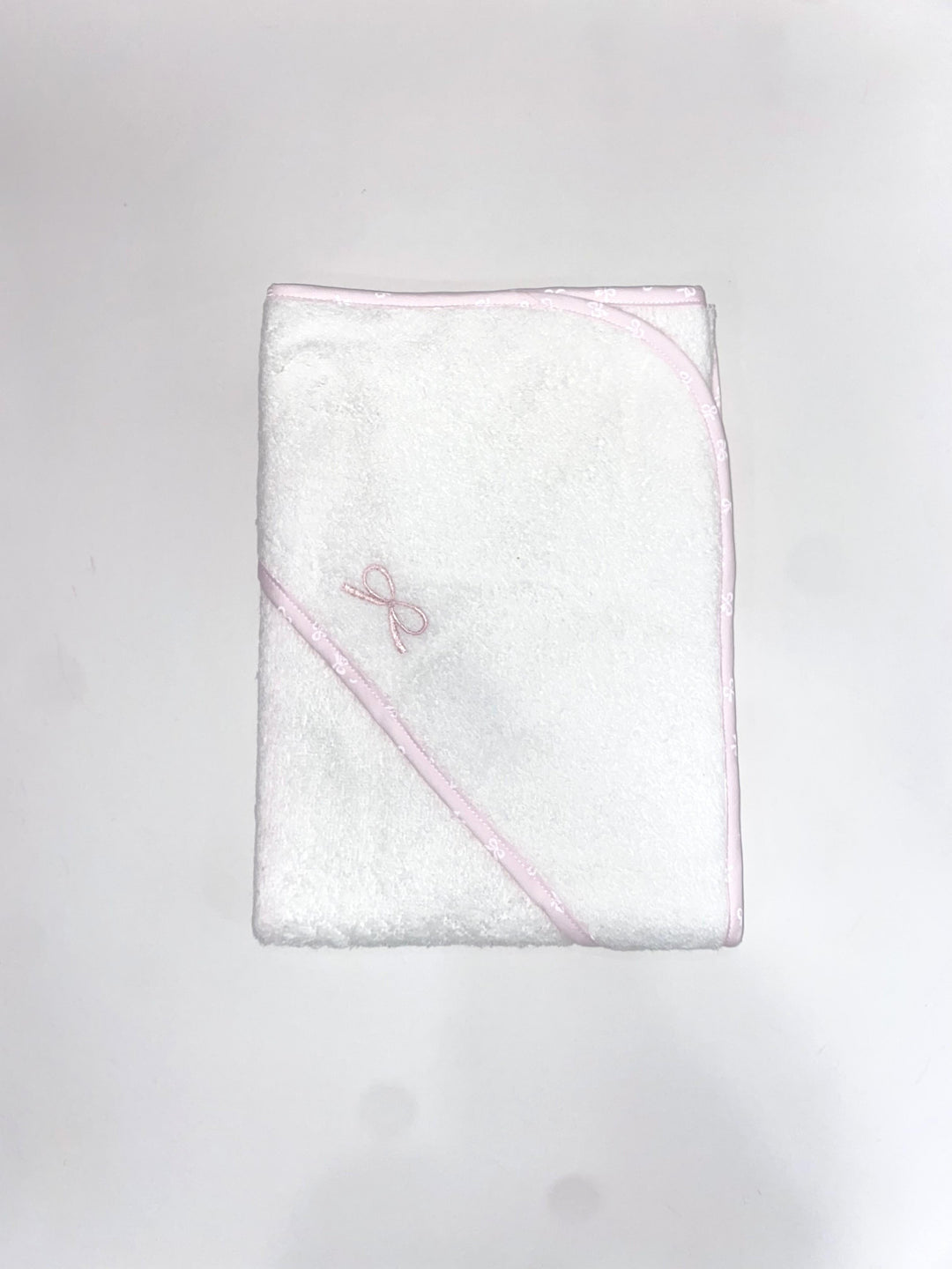 Triangolo da Bagno con Dettagli Fiocchi Rosa MFAC4 RO NINNAOH 