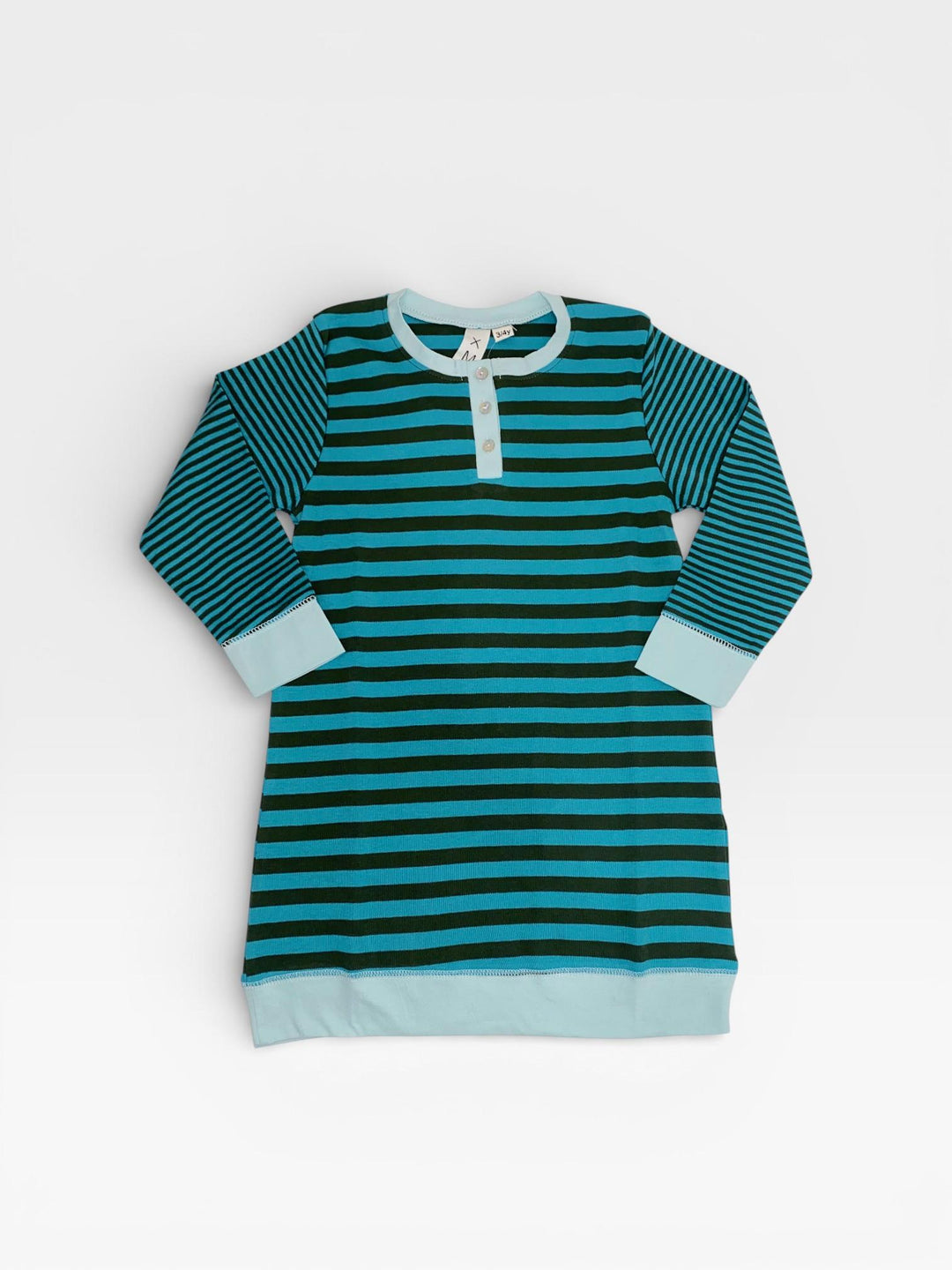 Camicia da notte in caldo cotone a righe XMY 283 VG XMY 