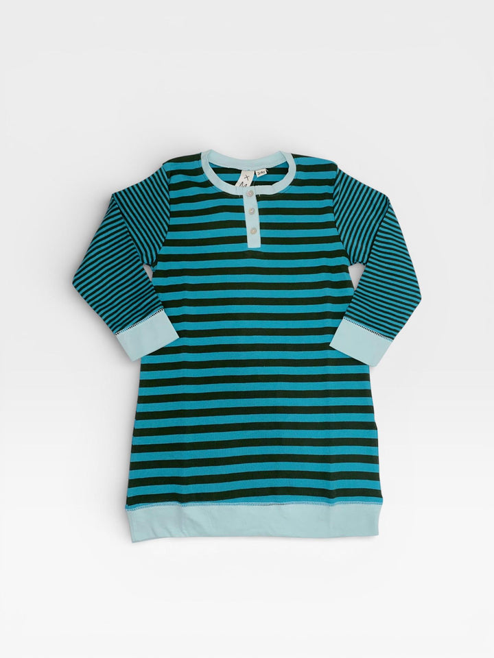 Camicia da notte in caldo cotone a righe XMY 283 VG XMY 
