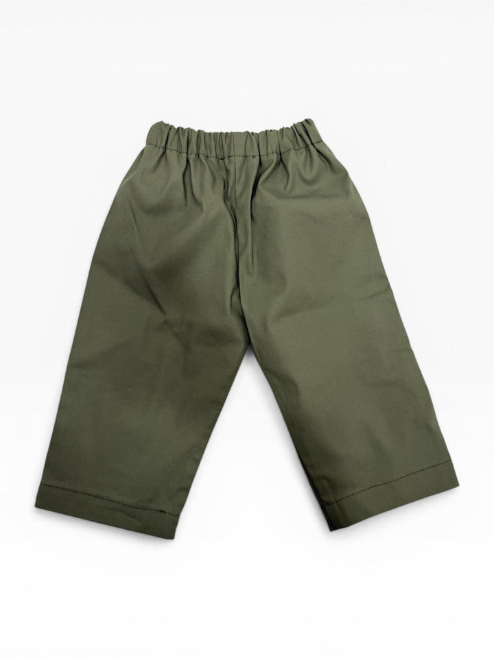 Pantalaccio in cotone verde MATTIA 129 Mantì 