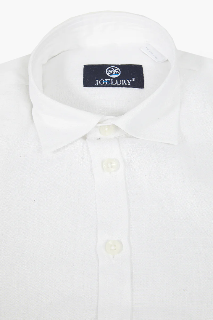Camicia lino bianco FRANCESE BI Antigua 