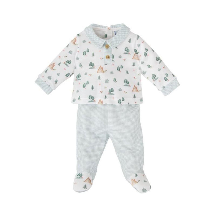 Tutina due pezzi a fantasia 52124 VE BABIDU 
