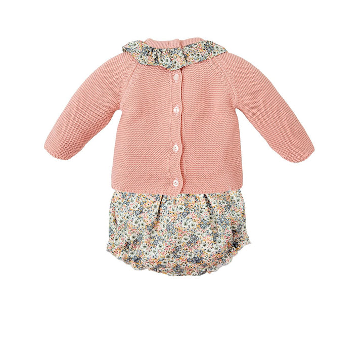 Completo culotte e maglioncino con collo volant 41765 ROA BABIDU 