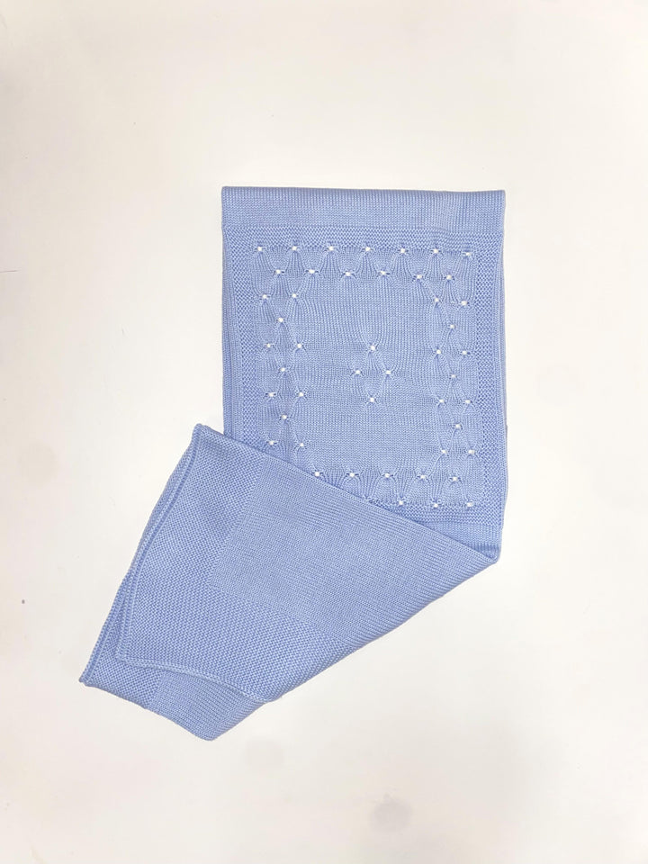 Copertina in pura lana con motivo a nido d'ape 135 CB BABY Lord 