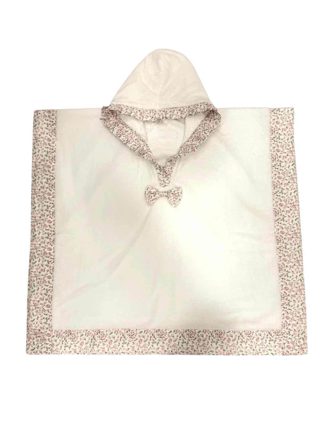 Poncho in spugna con profili floreali LAMPEDUSA BR Mantì 